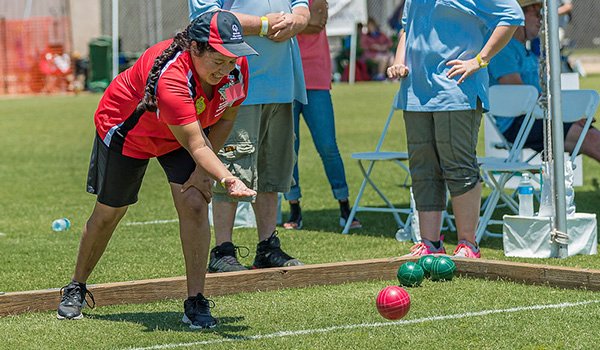 SOSC Bocce player